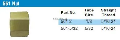 561 Nut, Transmission Fittings,Pneumatic fitting