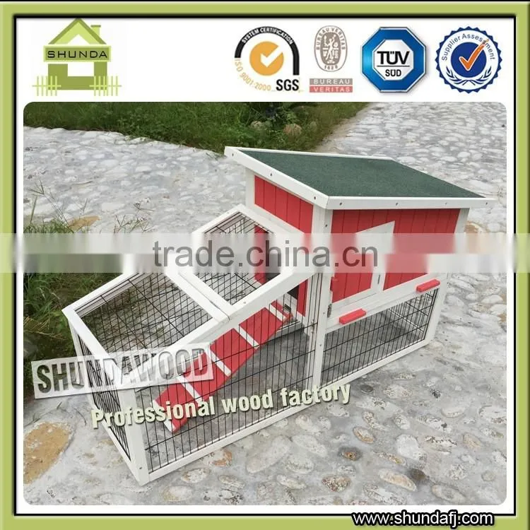 SDR022 wholesale Wooden rabbit hutch factory