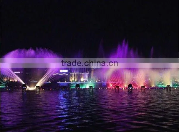 Fountain with Colorful light
