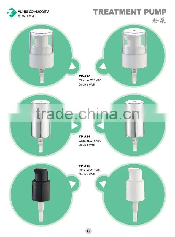 24/410 fine plastic cream pump dispensers for bottles with good quality and competitive price