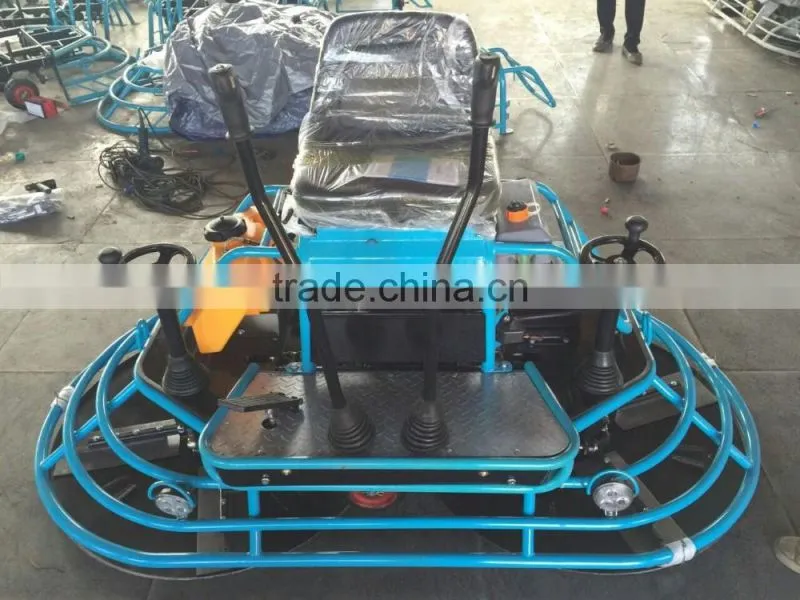 2016 large sale,china driving type wet concrete trowel machine