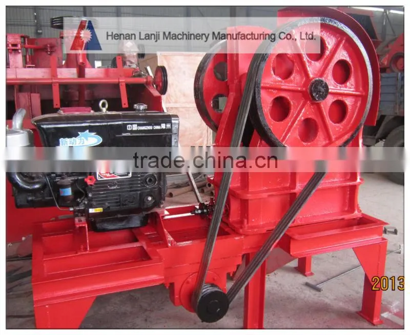 Diesel engine portable small jaw crusher PE150*250&PE250*400