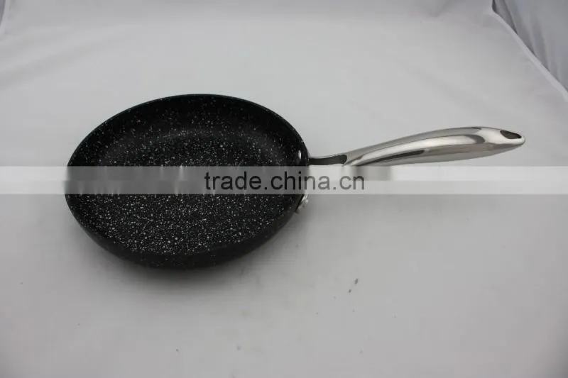 Marble Coating Non-Stick Gas Frying Pan With Bakelite Handle