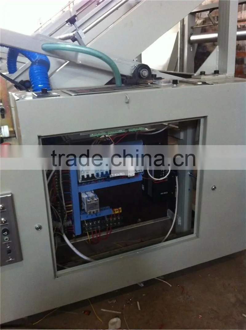 automatic pp woven sack bag cutting machine