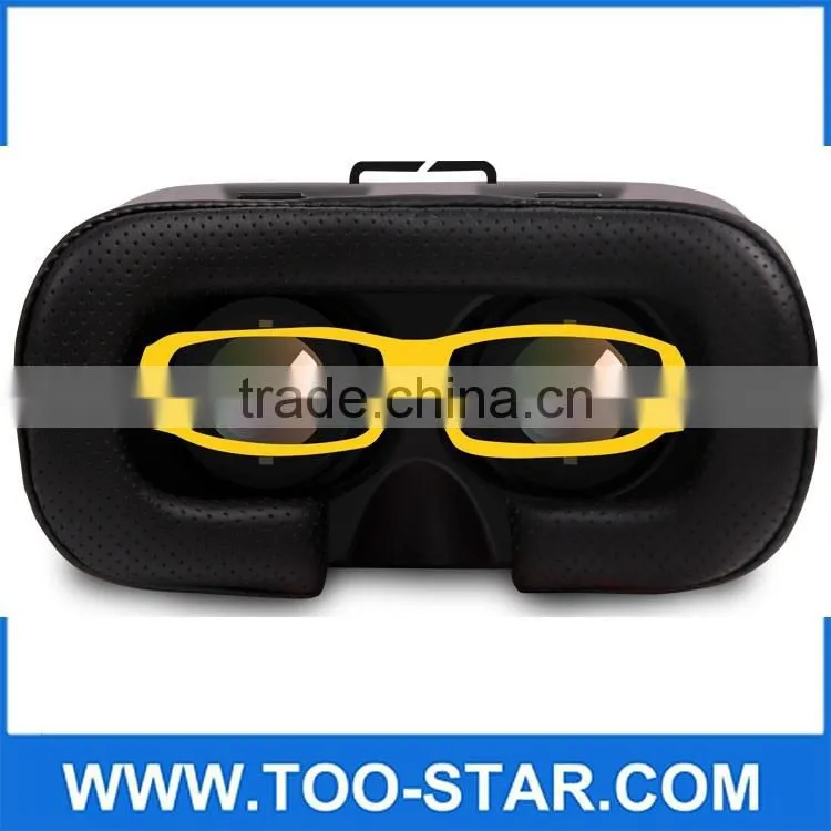 The New Designed Virtual Reality High-definition screens 3D Video Glasses Box Helmet for Movies