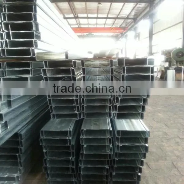 galvanized c channel C PURLIN C CHANNEL SUPPLIERS IN JINGHAI