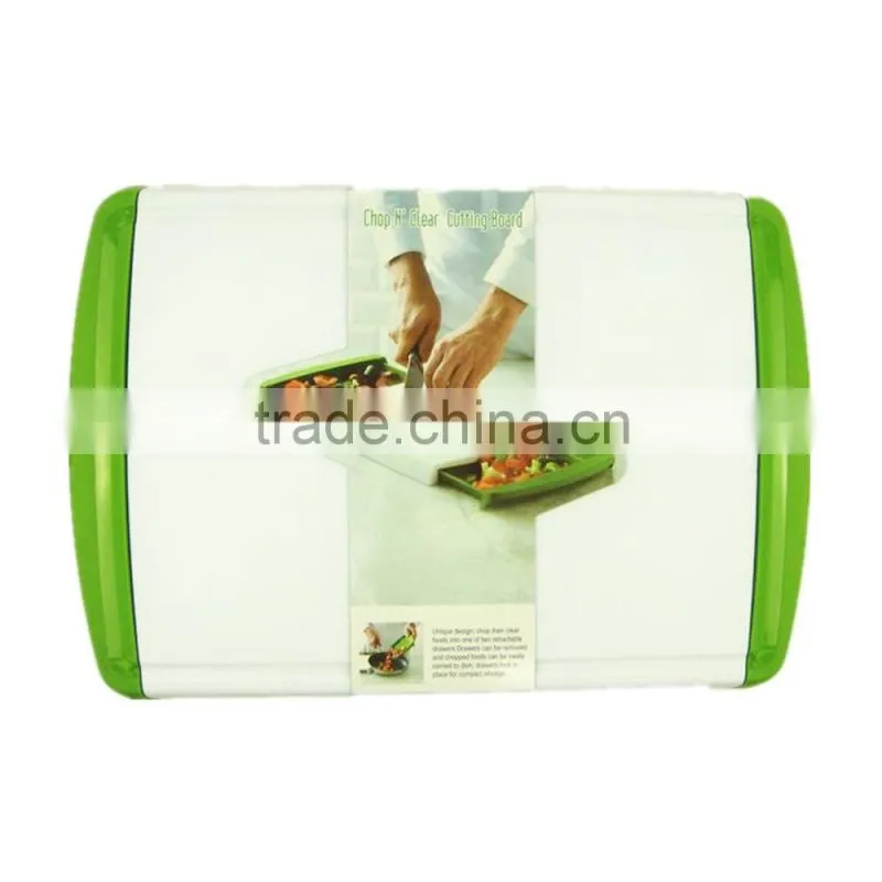 Scalable Multifunction Storageable PP Plastic Chopping Cutting Board