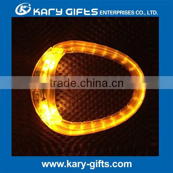 promotional gifts concert decor flashing led light up bracelets