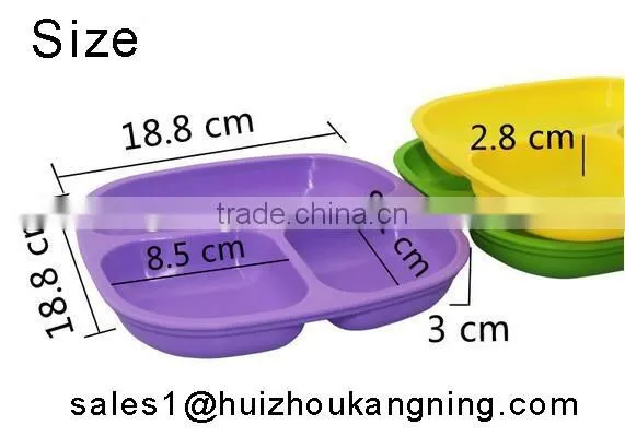 3 Division Silicone Dinning Mat for Baby Toddler
