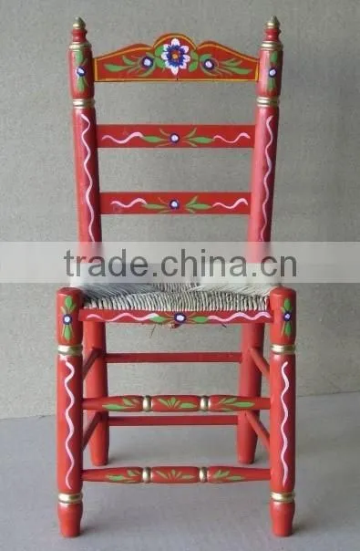 Child small table Solid wood round table