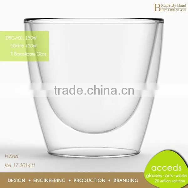 Bulk New Design Drinking Glass Milk Cup Cheap