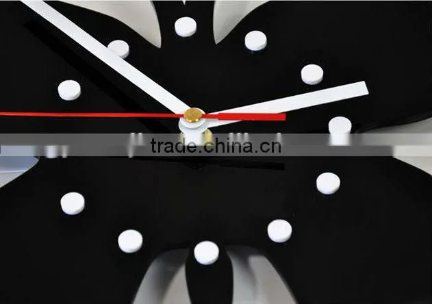 Supply fashion novelty and beautiful decoration wall clock
