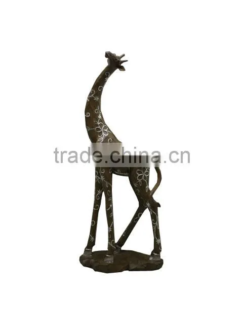 popular polyresin items decorative giraffe resin giraffe figurine