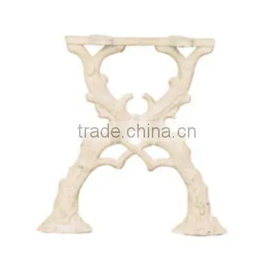backrest cast iron outdoor garden table base for sale