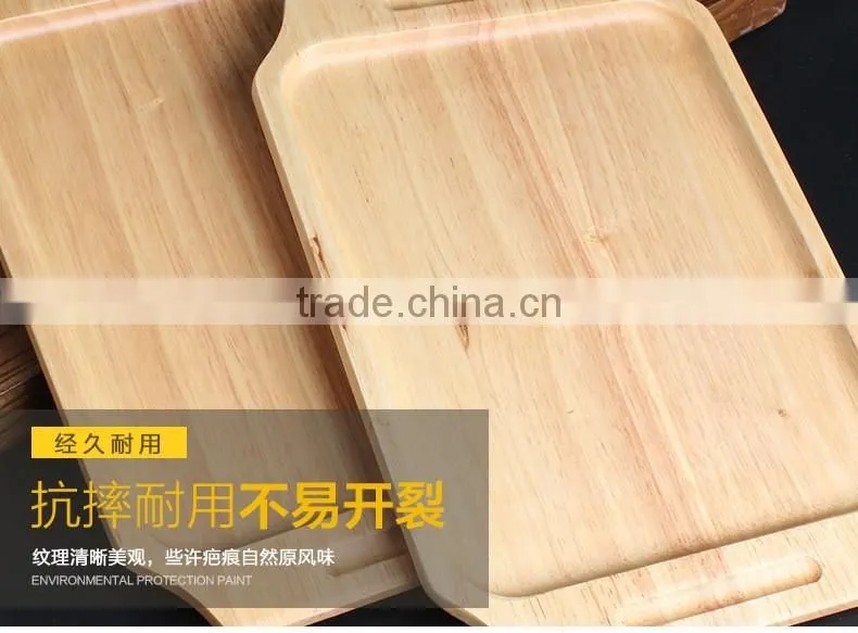 Custom Cute Shape Bamboo Wood Cheese Cutting Board With Handle