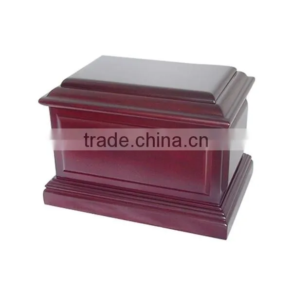 Chinese funeral supplier wooden funeral urns for ashes