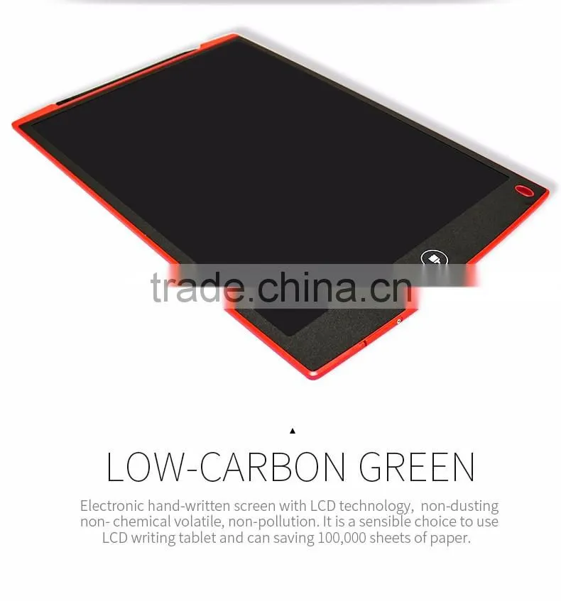 12 inch paperless LCD writing tablet/board for kids/home/office/teaching