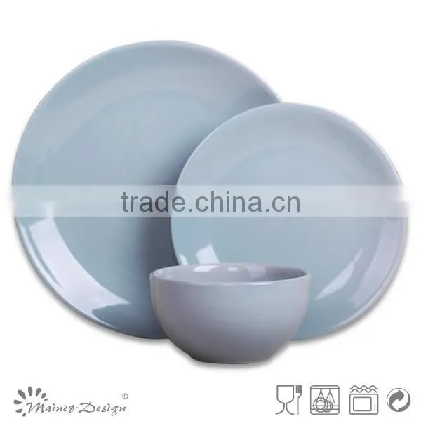 18pcs stoneware ceramic cheap dinner set