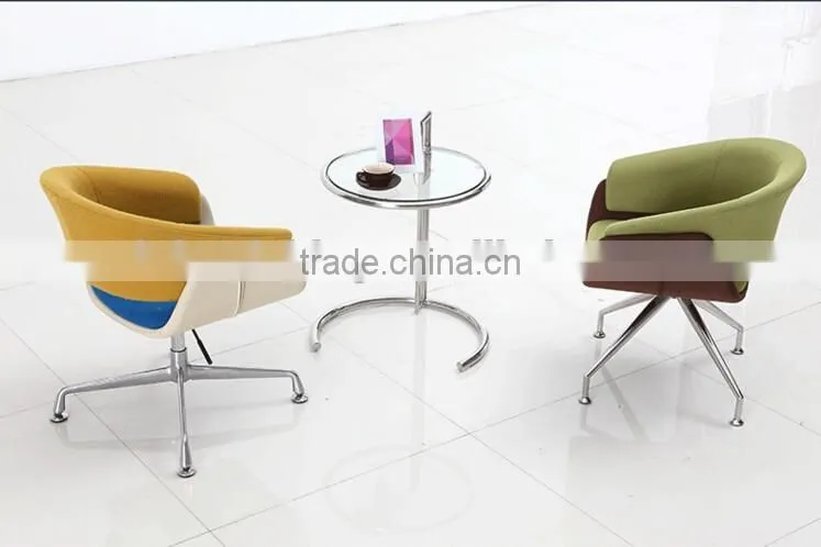 cool green office project custom made modern fashion furniture commercial office meeting chair bank VIP room swivel chairs