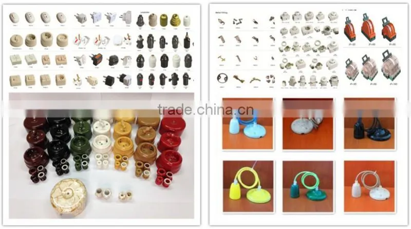 Factory! E27 screw type bakelite lampholder/light socket/lamp base