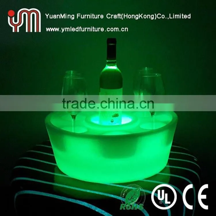 Square Illuminated Led Serve Tray Plate