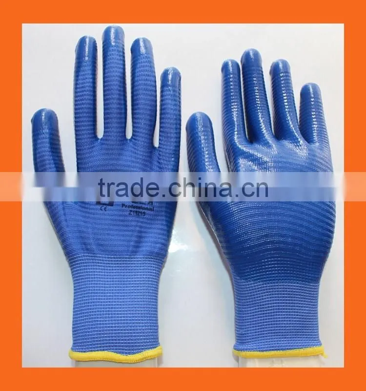 Printed Liner Ladies Garden Gloves Thin Lightweight Nitrile Gloves Flower Nitrile Work Gloves