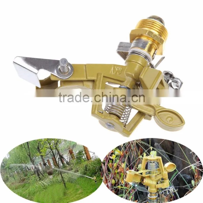 Zinc Alloy Impact Sprinkler Garden Lawn Watering Irrigation Spray Head