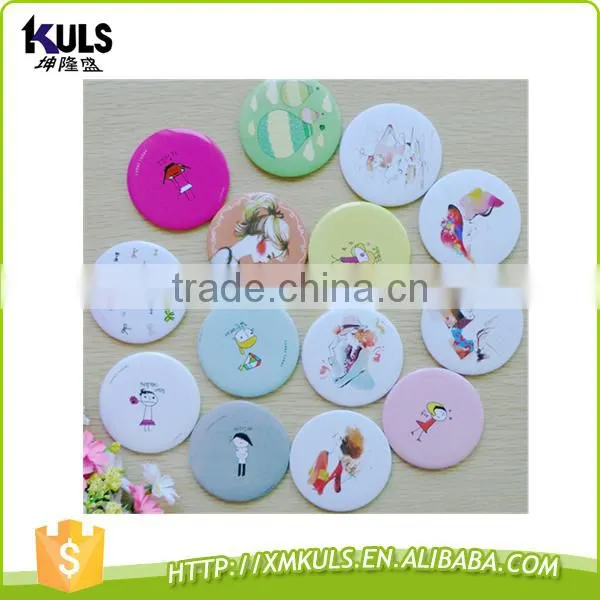 customized ads Cute cartoon portable small mirror cosmetic