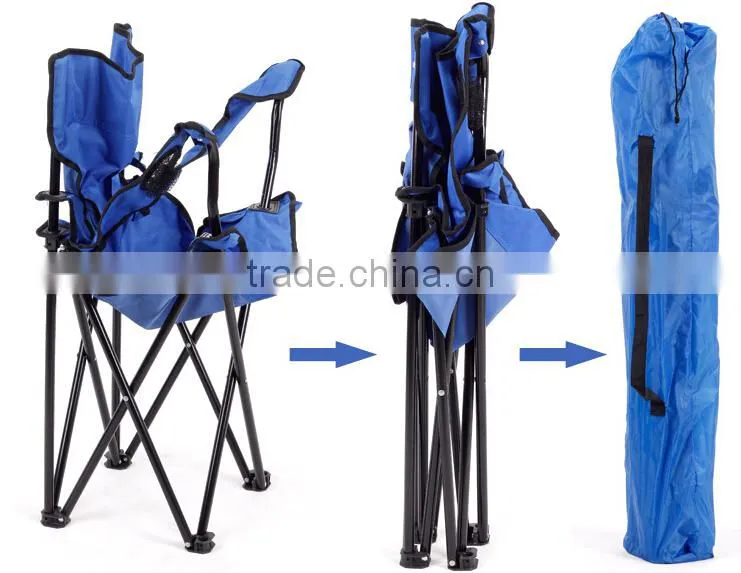 2016 hot selling oxford folding chair steel