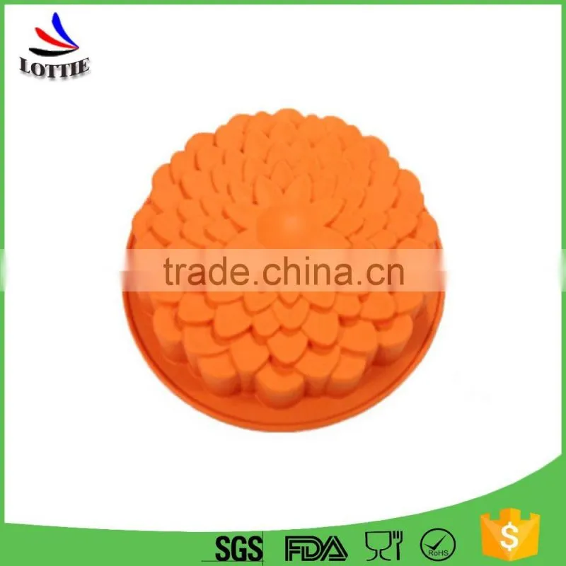 2016 wholesale FDA & LFGB standard circular silicone cake mold