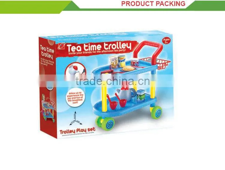 Wholesale Children Breakfast Shopping Cart Toy