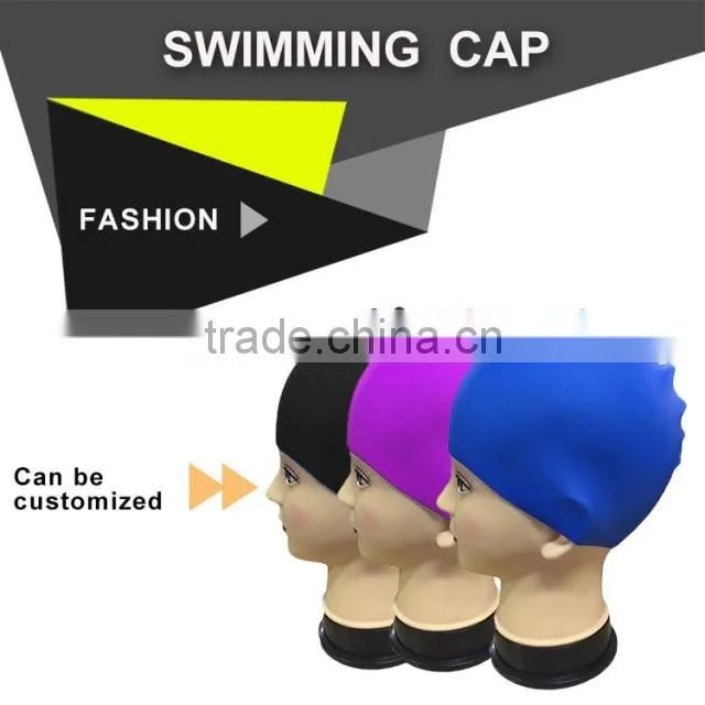 wholesale Low MOQ Custom Silicone Swim Cap For Water Sport, custom silicone product