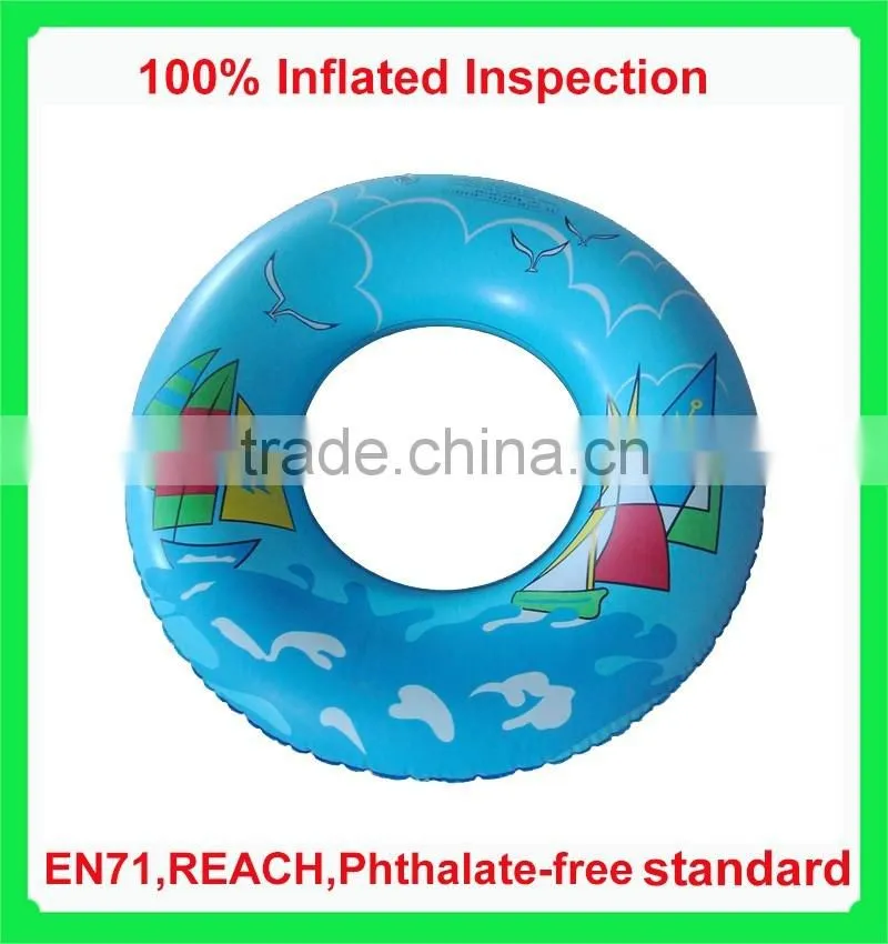 customised printing logo inflatable swimming circle