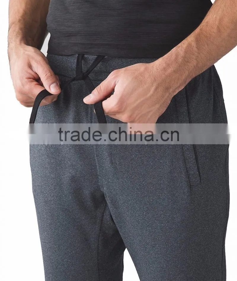 Quick dry heather soft fabric sports pants mens training pants