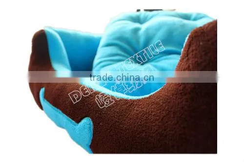 Coral Velvet dog bed