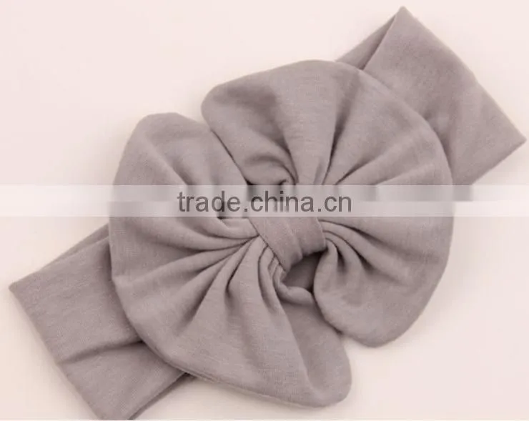 Dupioni Silk Baby Headband Kids Hair Accessories with Lace Rhinestone