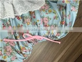 Children swimsuit three-piece floral bikinifloral bikini girls swimwear