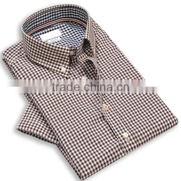 Top 5 brand t shirt for men plaid fabric men t-shirts embroidery designs