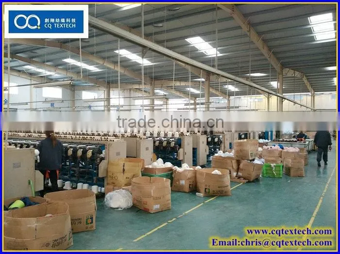 50D/600TPM Semi Dull Polyester Warp Yarn for making woven label