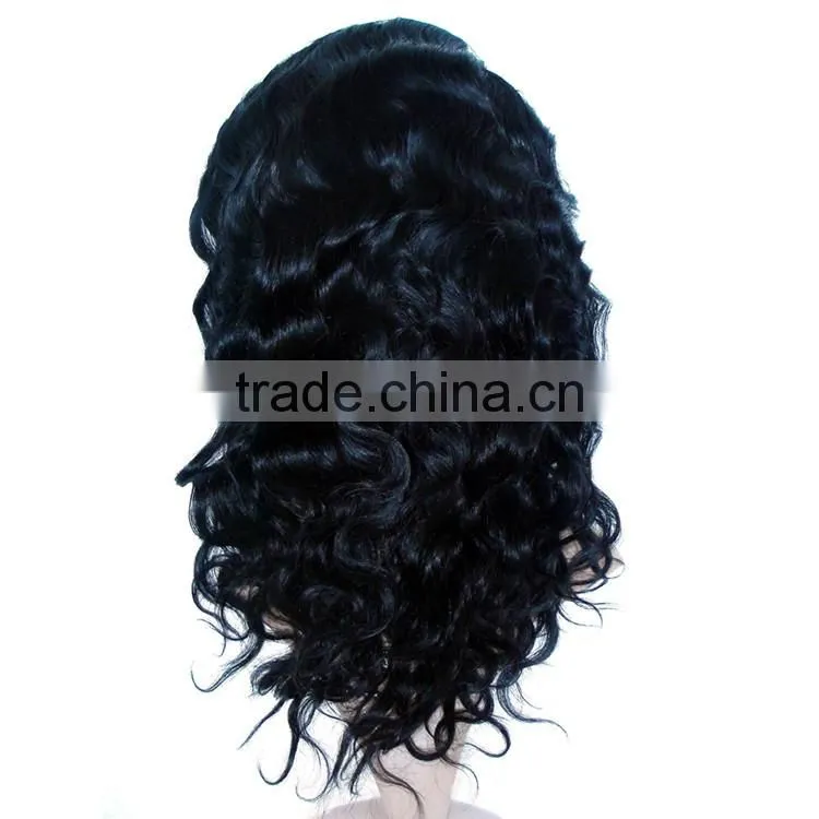 Wholesale 130% Density Body Wave Brazilian Human Hair Extensions Wigs