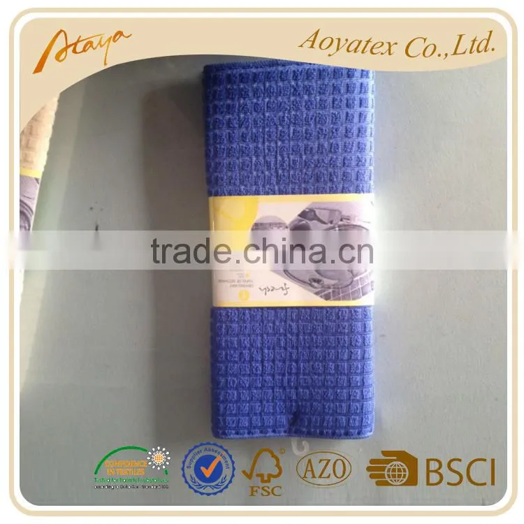 Check microfiber kitchen dish drying mat
