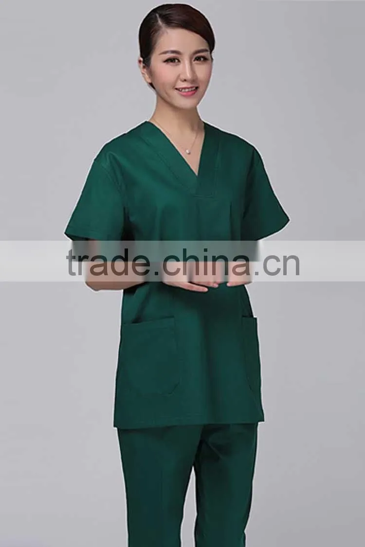 Women's Scrub Uniforms /Hospital Scrubs/Nursing Uniforms with 100% Cotton