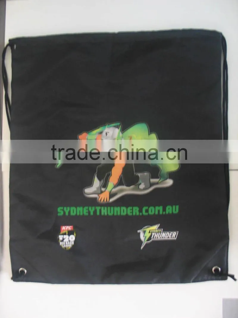 polyester draw string bag