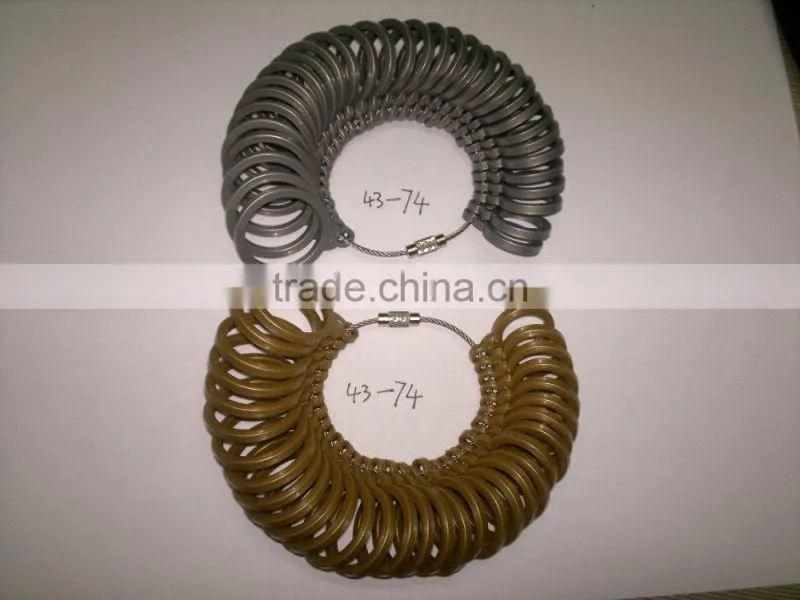 Plastic Ring Gauge Finger Sizer Measure Finger Sizes Euro Sizes 43-74,Plastic Jewelry Sizing Tool