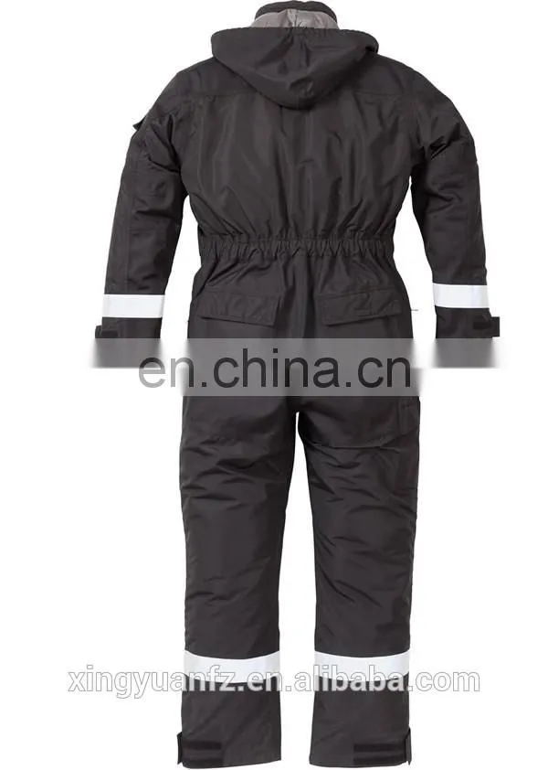 High quality FR Cold Resistant Freezer Winter Coverall with reflector