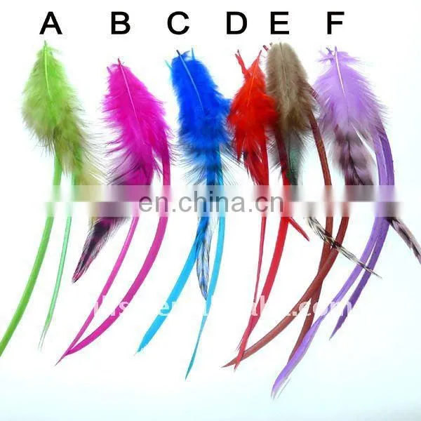 grizzly rooster hair feathers extensions FHE-0008