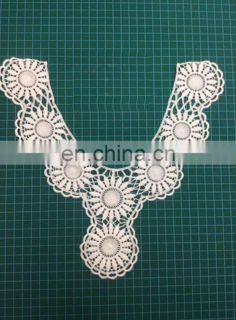 wholesale new design popular embroidery milk silk collar