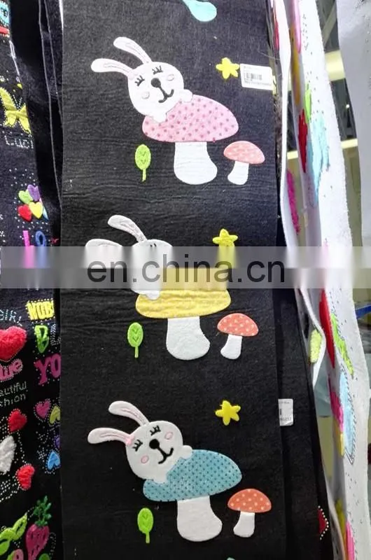 New Design Umbrella Hot Fix Motif Chenille Rhinestone Decorative Embroidered Patches