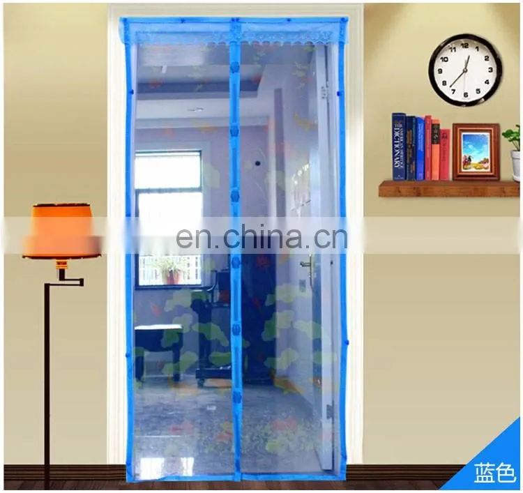 Beatiful pantings anti insect and mosquitos magnetic mesh screen door