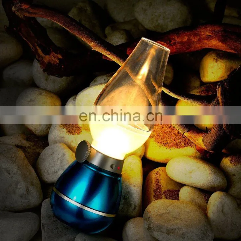 Hot sale USB Rechargeable LED Kerosene Oil Lamp led night light led lamp 5v